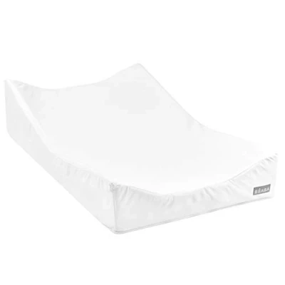 Image of BÉABA, Sofalange changing mat, Sloping Limits reflux, Durable, Oekotex Certified Fabrics, Made in France, Patented Concept, White