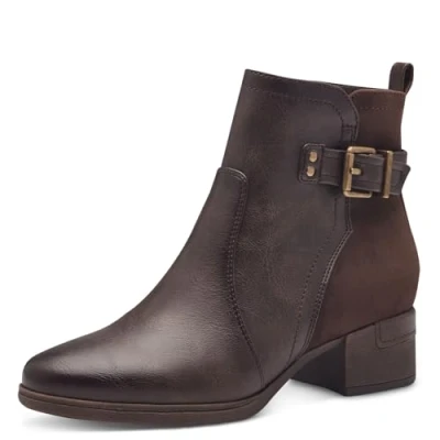 Image of Jana Women&#039; Boot Heel 8 25374 43 Fashion, Mocha, 3.5 UK