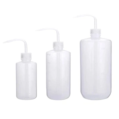 Image of 250ml 500ml 1000ml Plastic Safety Wash Bottle, Lab Squeeze Bottle with Narrow Mouth and Scale Labels, Squirt For Plant Flower Succulent Watering 3 Packs