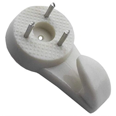 Image of Merriway BH06715 (20 Pcs) Medium Hardwall Picture Hooks, White Pack of 20 Pieces