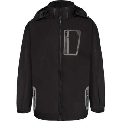 Image of KAM Jeanswear Men&#039;s Soft Shell Performance Jacket Black 6XL