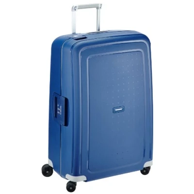 Image of Samsonite S&#039;Cure Spinner L Suitcase, 75 cm, 102 L, Blue (Dark Blue)