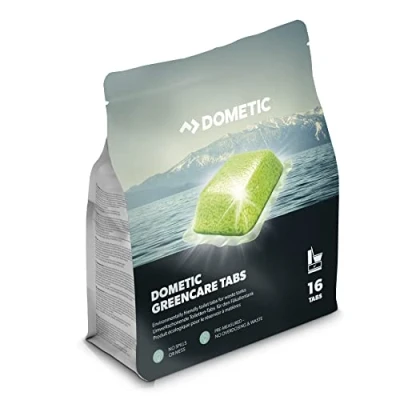 Image of Dometic 9107200118 Greencare Tabs, Ecological Autodegradable Tablets for Waste Holding Tanks