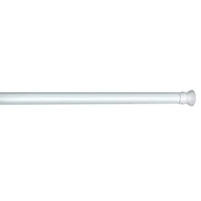 Image of Wenko 19203100 Telescopic shower rail extra strong White Ø 2,8 cm, Metal Aluminium,