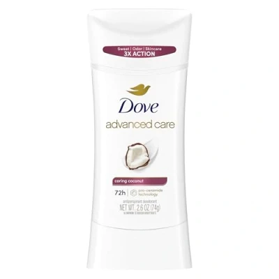 Image of Dove Advanced Care Anti Perspirant Deodorant Coconut 2.6 oz.