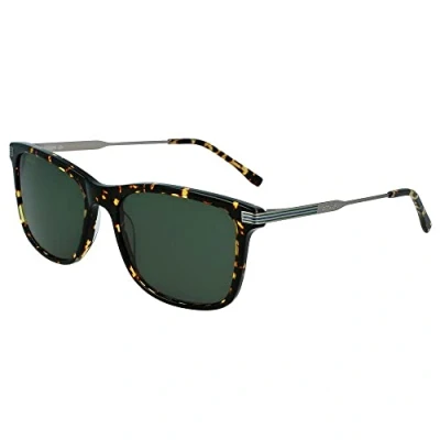 Image of Lacoste Man L960S 430 Sunglasses Acetate Blue Green Squared Photochromatic