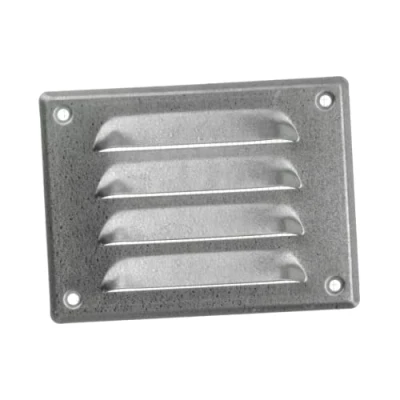 Image of 140x105mm / 6x4&quot; inch Galvanised Metal Air Vent Grille Cover with Insect Mesh Ventilation