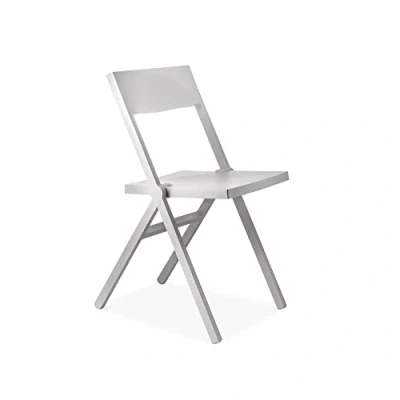 Image of Alessi Piana ASPN9001 Design Folding Chair in Glass Reinforced Polypropylene, White