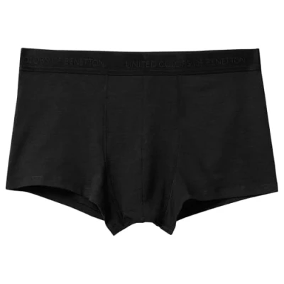 Image of United Colors of Benetton Men&#039;s Boxer 3XKP2X00X Briefs, Nero, L