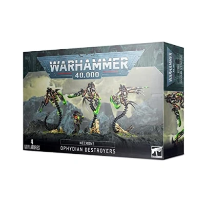 Image of Games Workshop Warhammer 40,000 Necrons: Ophydian Destroyers, Black