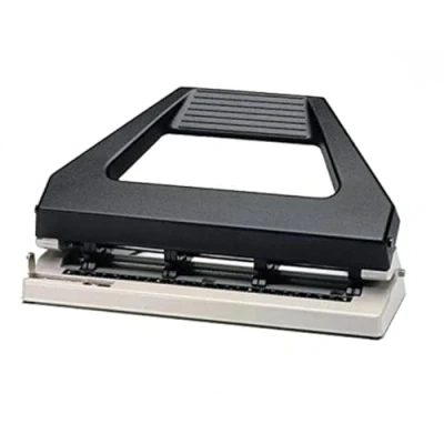 Image of Rexel V430 Adjustable 4 Hole Punch, 30 Sheet Capacity, Multiple Configurations, Metal, Black, 8909