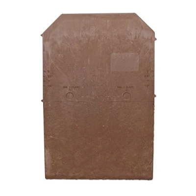 Image of 100 x Chestnut Brown Tapco Roof Slate Tile Lightweight Strong Synthetic Plastic Roofing Shingle