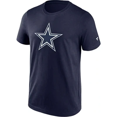 Image of Fanatics NFL Dallas Cowboys Primary Logo Graphic T Shirt Colour blue, XL