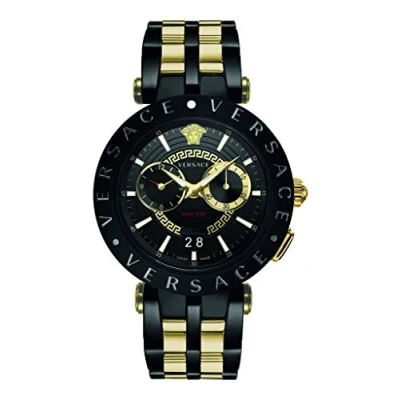 Image of Versace Men&#039;s Analog Quartz Watch with Stainless Steel Strap VEBV00619