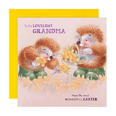 Image of Hallmark Easter Card for Grandma Cute Country Companions Design, Multicoloured, ECM25567085