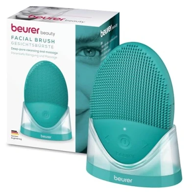 Image of Beurer FC52 Laguna Face Brush, Silicone Cleansing Pore Deep and Facial Massager, Waterproof, Suitable for All Skin Types