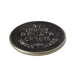 Image of Renata CR1616 3 Volt 16.0 x 1.6 mm Lithium Battery