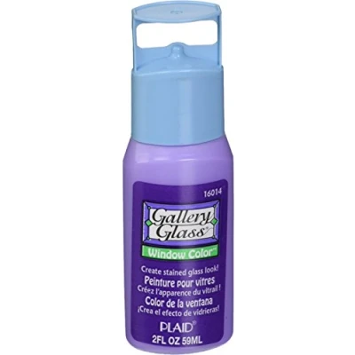 Image of Gallery Glass Acrylic Paint, Purple, 2 Fluid Ounces