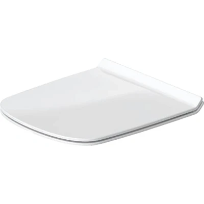 Image of Duravit Toilet seat DuraStyle, Urea thermoset lid, cover with stainless steel hinges, white