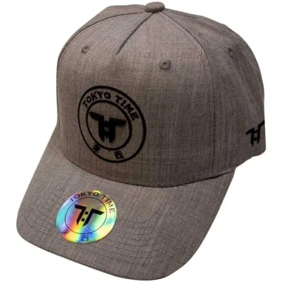 Image of Tokyo Time Core Baseball Cap (One Size) (Grey), gray, One Size