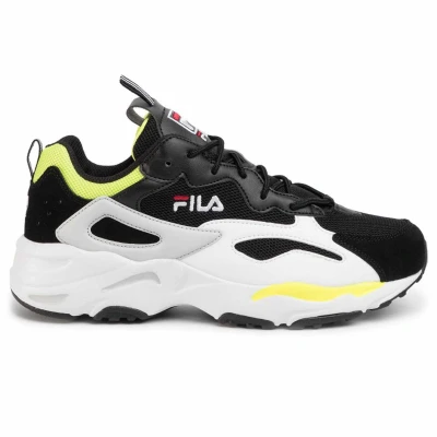 Image of Fila Ray Tracer CB Lace Up Black Synthetic Mens Trainers 1010925.13Z