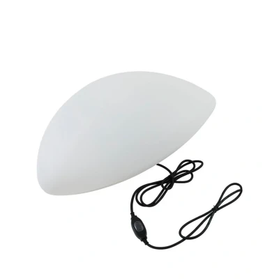 Image of Lindby outdoor floor light Arani, white, plastic, plug