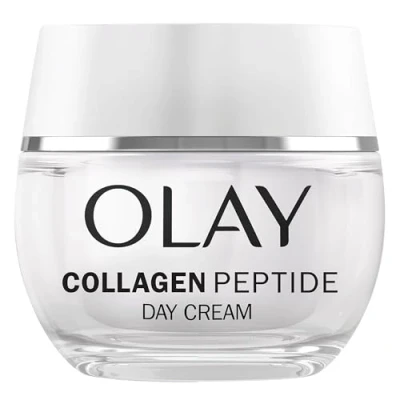 Image of Olay Collagen Peptide Face Moisturiser Day Cream, Skincare with Niacinamide 99% Purity and Antioxidant Vitamin E Advanced Anti Aging Skin Care: Strengthens, Restores, Hydrates, 50ml