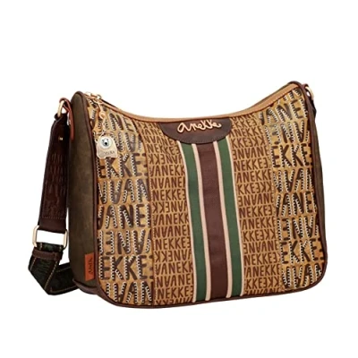 Image of Anekke Women&#039;s Shoulder Bag with Zipper Accessories and for Women Handbag Women, multicoloured