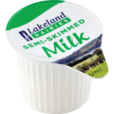 Image of LAKELAND Semi Skimmed Milk Pots (Pack of 120)