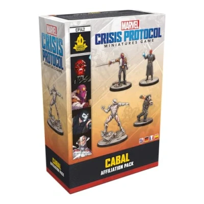 Image of ATOMIC MASS GAMES Marvel Crisis Protocol: Cabal Affiliation Pack Miniatures Board Game Ages 14+ 2 Players 90 Minutes Playing Time
