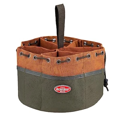 Image of Bucket Boss Parachute Bag Small Parts in Brown, 25001