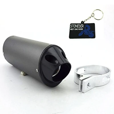 Image of STONEDER Exhaust 38mm Muffler For 125cc 140cc 150cc 160cc Chinese Pit Dirt Bike Motorcycle