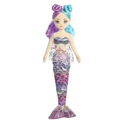 Image of Aurora, 33361, Sea Sparkles Ophelia Mermaid, 18In, Soft Toy, Multi Coloured