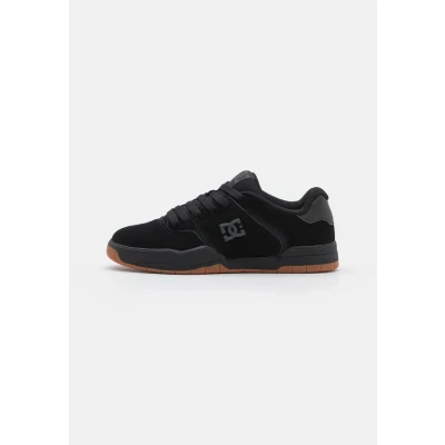 Image of DC Shoes Central Unisex Skate shoes, Size: 9.5, Black Leather and textile