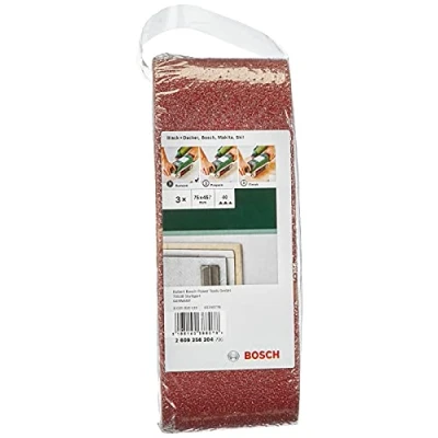 Image of Bosch 2609256204 Sanding Belt Set for Sanders (3 Piece)