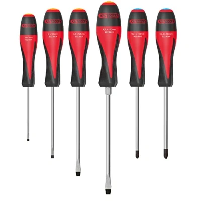 Image of KS Tools 922.6040 Ultimate® 6 Piece Screwdriver Set, Slot/piece