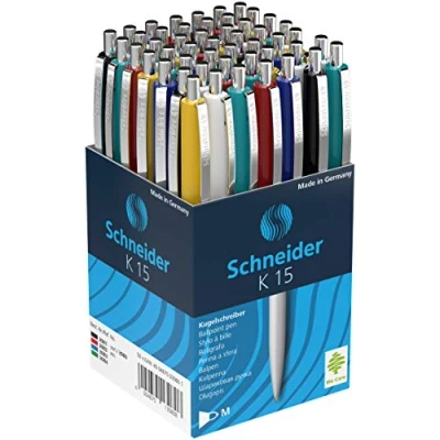 Image of Schneider 3080 Ballpoint Pen K 15 Assorted Pack of 50