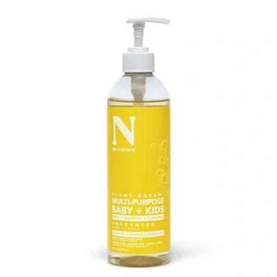 Image of Dr. Natural Multi Purpose Baby Plus Kids Soap Body Wash and Shampoo Gentle with Shea Butter Newborn Safe Unscented 473 ml