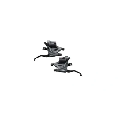 Image of Shimano ST RS200 Claris 8 speed road flat bar levers, for double