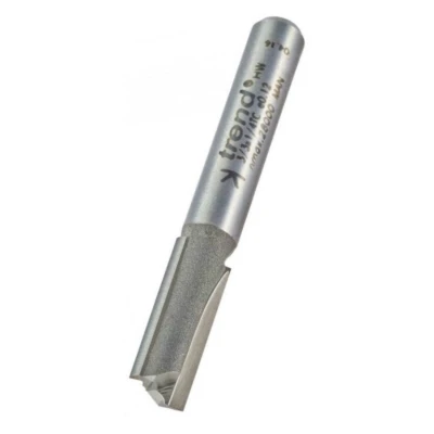 Image of Trend Professional Straight Two Flute Router Cutter Bit, 1/4 Inch Shank, 7mm Cut Diameter, Tungsten Carbide Tipped, 3/3X1/4TC