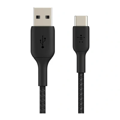 Image of Belkin Boost Charge USB C Braided Cable 1 Meter Black
