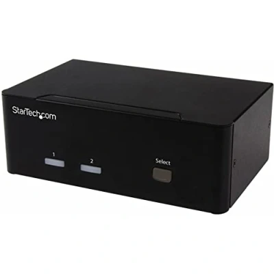 Image of StarTech.com 2 Port VGA KVM Switch Dual Hot key &amp; Audio Support 1920x1200 Video (SV231DVGAU2A)