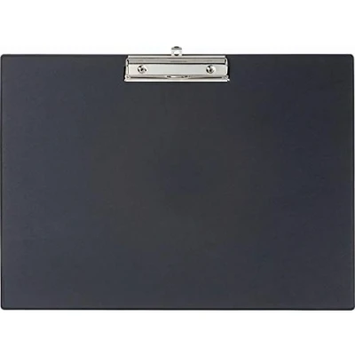 Image of Maul A3 Clipboard Cardboard with Foil Writing Board Paper Clip Modern for Storage of Office, Kitchen and Workshop Black