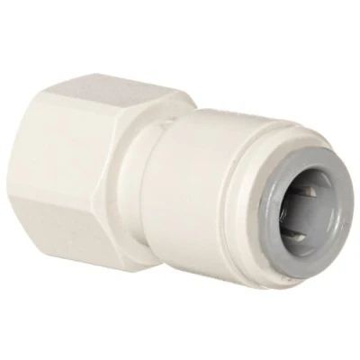Image of John Guest Female Adaptor 3/8 inch Tube OD x FFL Thread (one Supplied)