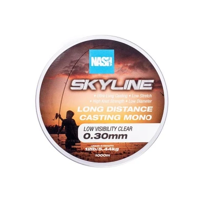 Image of Nash TT Highline Mono Clear Nylon Line 12lb/0.30mm (1000m) Monofilament