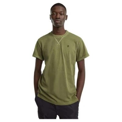 Image of G Star Men&#039;s Nifous T Shirt, Green (shadow olive gd D24449 2653 D033), M