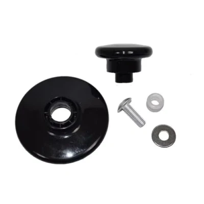 Image of EASYSPARES UK Morphy Richards Slow Cooker Knob and Skirt for Glass Lid (48715001)