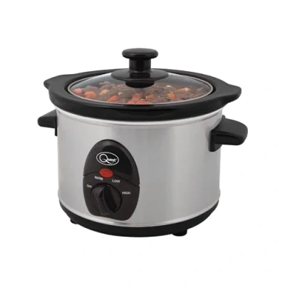 Image of Quest Stainless Steel 1.5L Slow Cooker 120W