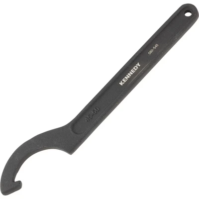 Image of Kennedy C Spanner, Chrome Vanadium Steel, 205mm Length, 45 50mm Jaw Capacity
