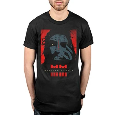 Image of Official Marilyn Manson Rebel T Shirt Black